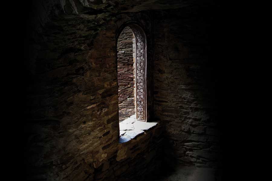 Die Kussnische der Ehrenburg im geheimnisvollen Gewölbe